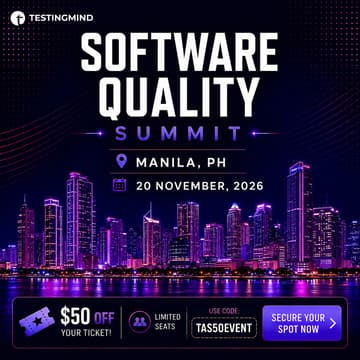 Cover Image for Software Quality Summit | Manila | November 20, 2026