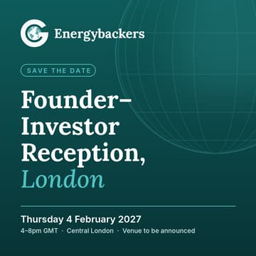Cover Image for Energybackers Founder–Investor Reception, London: Save the Date