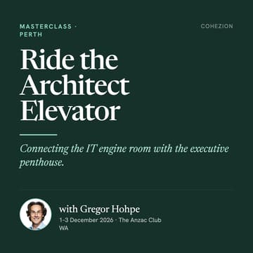 Cover Image for Gregor Hohpe - Ride the Architecture Elevator Masterclass