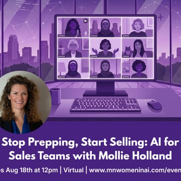 Cover Image for Stop Prepping, Start Selling: AI for Sales Teams with Mollie Holland