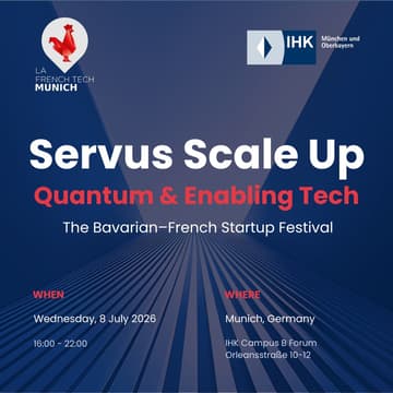 Cover Image for Servus Scale Up 2026 - The Bavarian-French Startup Festival