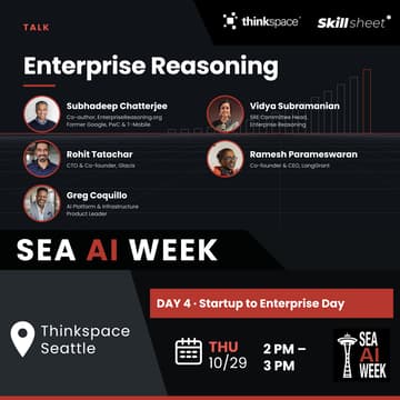 Cover Image for [SEA AI WEEK] Startup to Enterprise Day Talk: Enterprise Reasoning