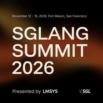 Cover Image for SGLang Summit 2026 by LMSYS