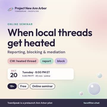 Cover Image for When Local Threads Get Heated: Reporting, Blocking & Mediation