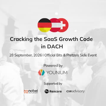 Cover Image for Cracking the SaaS Growth Code in DACH I Official Side-Event at Bits & Pretzels 2026 🥨