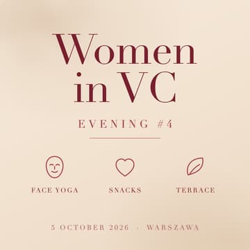 Cover Image for Women in VC #4 | Warsaw