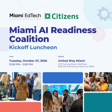 Cover Image for Miami AI Readiness Coalition Kickoff
