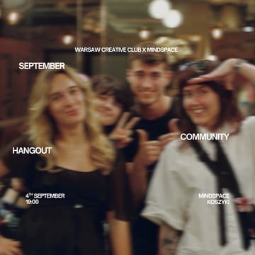 Cover Image for Warsaw Creative Club X Mindspace September Community Hangout