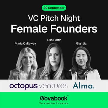 Cover Image for Female Founders Pitch Night with Octopus Ventures and Alma Angels