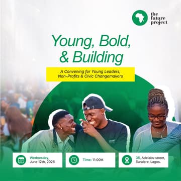 Cover Image for The Future Project's: Young, Bold, and Building Hangout