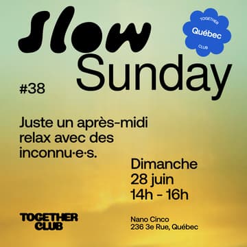 Cover Image for Slow Sunday *Québec* #38 – Nano Cinco