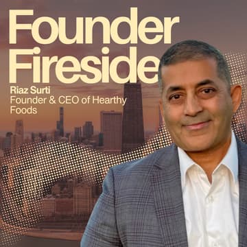 Cover Image for Founder Fireside: Riaz Surti of Hearthy Foods