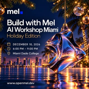 Cover Image for Build with Mel: AI Workshop Miami