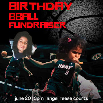 Cover Image for BBALL BIRTHDAY FUNDRAISER