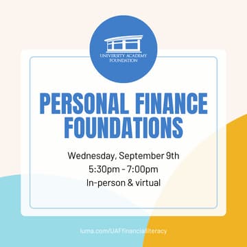 Cover Image for Financial Literacy Series: Personal Finance Foundations