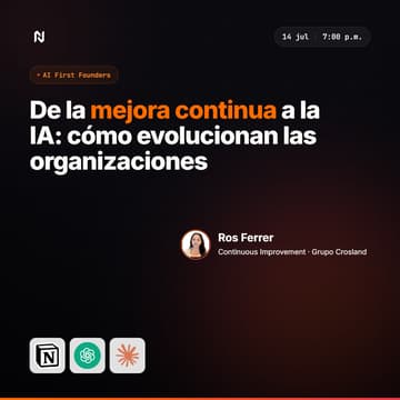 Cover Image for De la mejora continua a la IA: cómo evolucionan las organizaciones