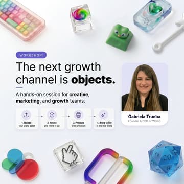 Cover Image for Workshop: the next growth channel is objects.