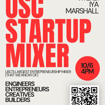 Cover Image for USC Startup Mixer (Viterbi x Marshall x IYA x More)