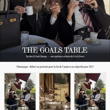 Cover Image for #3 THE GOALS TABLE : Tea time & Goals Strategy