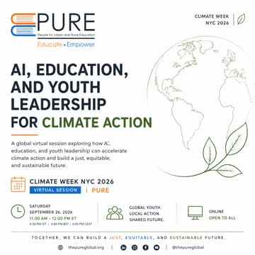 Cover Image for AI, Education, and Youth Leadership for Climate Action