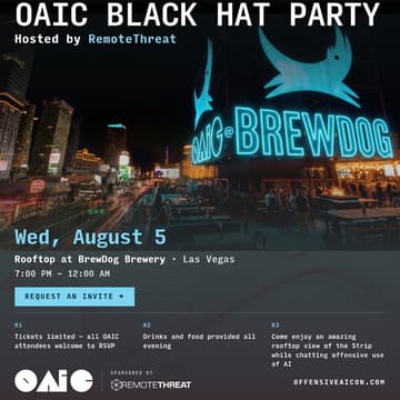 Cover Image for OAIC Black Hat Party