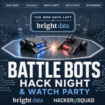 Cover Image for Battle Bots Hack Night & Watch Party