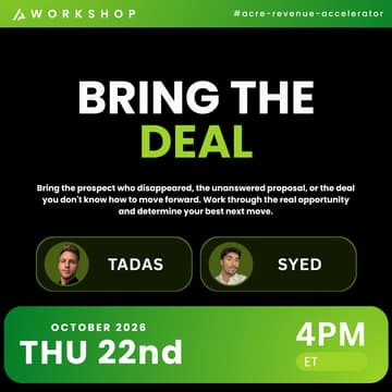 Cover Image for Revenue Accelerator: Bring the Deal