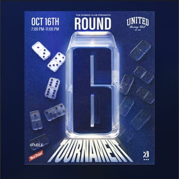Cover Image for The Domino Club: Round 6 Tournament at United Boxing Club