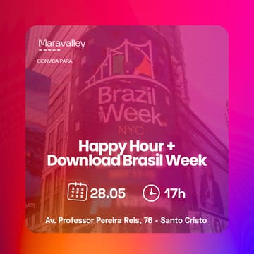 Cover Image for Happy Hour Maravalley + Download Brasil Week