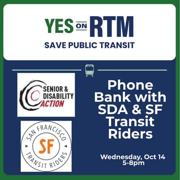 Cover Image for Phonebanking with SDA & SFTR in San Francisco