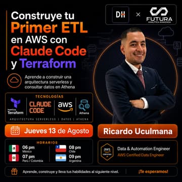 Cover Image for Construye tu primer ETL Serverless en AWS con Claude Code y Terraform