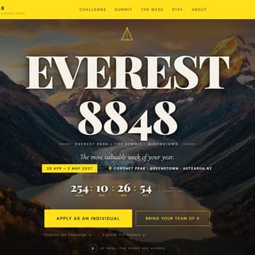 Cover Image for The Everest 8848 Challenge