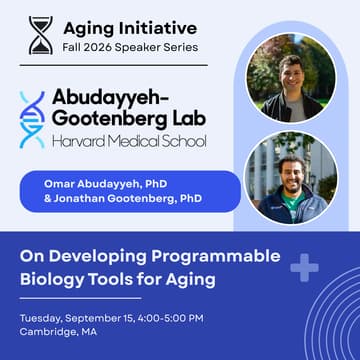 Cover Image for Developing Programmable Aging Biology Tools with the AbuGoot Lab