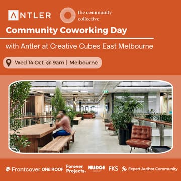 Cover Image for 🏵 Melbourne Community Coworking Day with Antler @ Creative Cubes East Melbourne