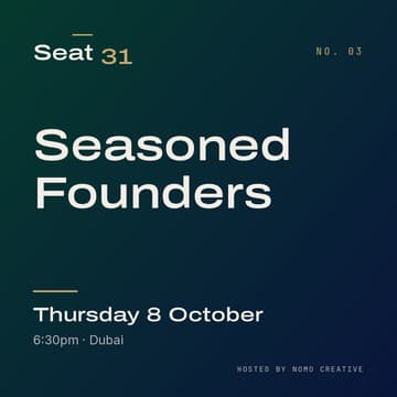 Cover Image for No. 03 · Seasoned Founders