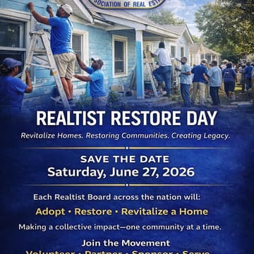Cover Image for Realtist Restore Day Volunteer