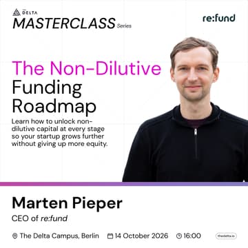 Cover Image for The Non-Dilutive Funding Roadmap: from Pre-Seed to Series B
