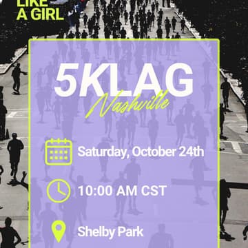 Cover Image for 5K Like A Girl - Nashville