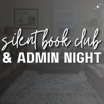 Cover Image for Silent Book Club & Admin Night