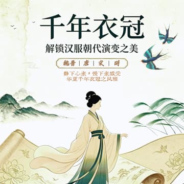 Cover Image for 7月27日周一【生活美学】👗汉服科普&试穿💃🏻 - 邂逅华夏千年衣冠风雅👑