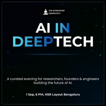 Cover Image for AI in DeepTech | Bengaluru