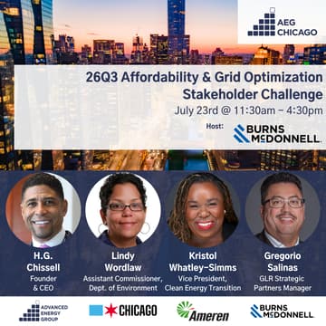 Cover Image for AEG Chicago 26Q3 Stakeholder Challenge: Affordability & Grid Optimization