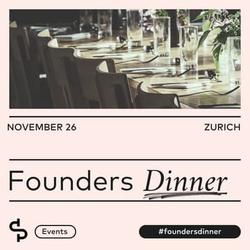 Cover Image for Founders' Dinner Zurich - Open-i conference