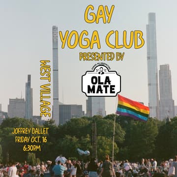 Cover Image for Gay Yoga Club 🏳️‍🌈 presented by Ola Mate
