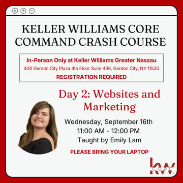 Cover Image for KW Core Command Crash Course: Websites and Marketing