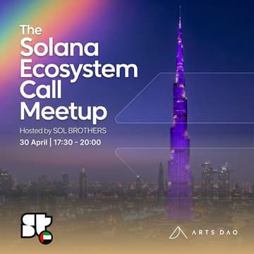 Cover Image for Superteam UAE: Solana Ecosystem Call Meetup