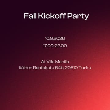 Cover Image for Fall Kickoff Party
