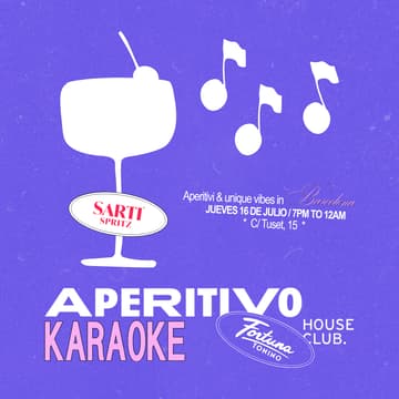 Cover Image for APERITIVO KARAOKE by Aperitivo House Club x Fortuna Tonino