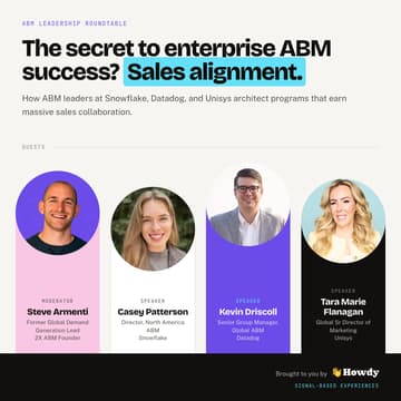 Cover Image for The secret to enterprise ABM success is—and always will be—sales alignment.