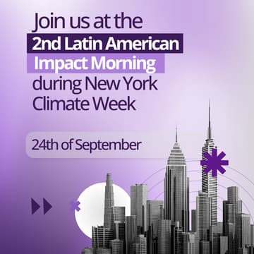 Cover Image for Save the date: 2ª Latin American Impact Morning